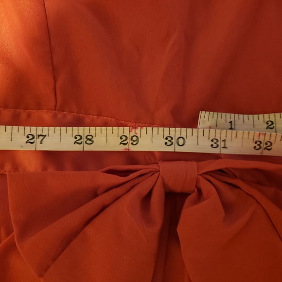 Homemade Red Dress Size Small New - Picture 4 of 5